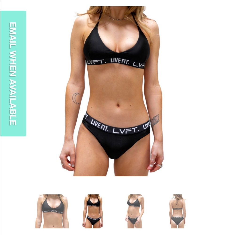 Live Fit Brianna Cope Bikini set in black!